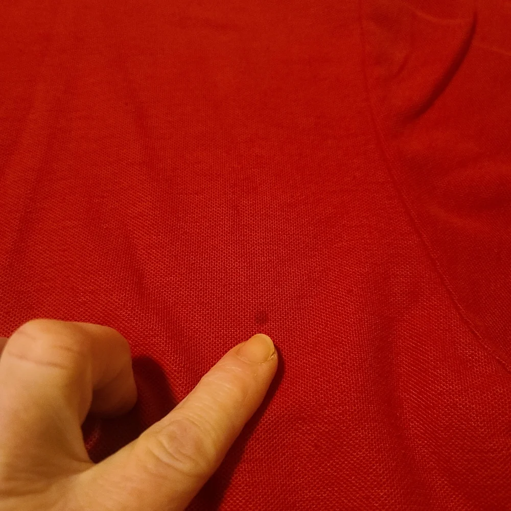Levi’s Red 80s Vintage Polo Shirt Size M Short Sleeve
